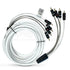 Fusion EL-FRCA6 6' 4-Way Twisted Shielded RCA Cable