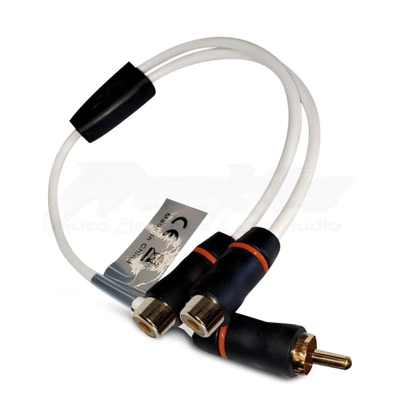 Fusion EL-RCAYF RCA Standard Splitter - 1 Male to 2 Female