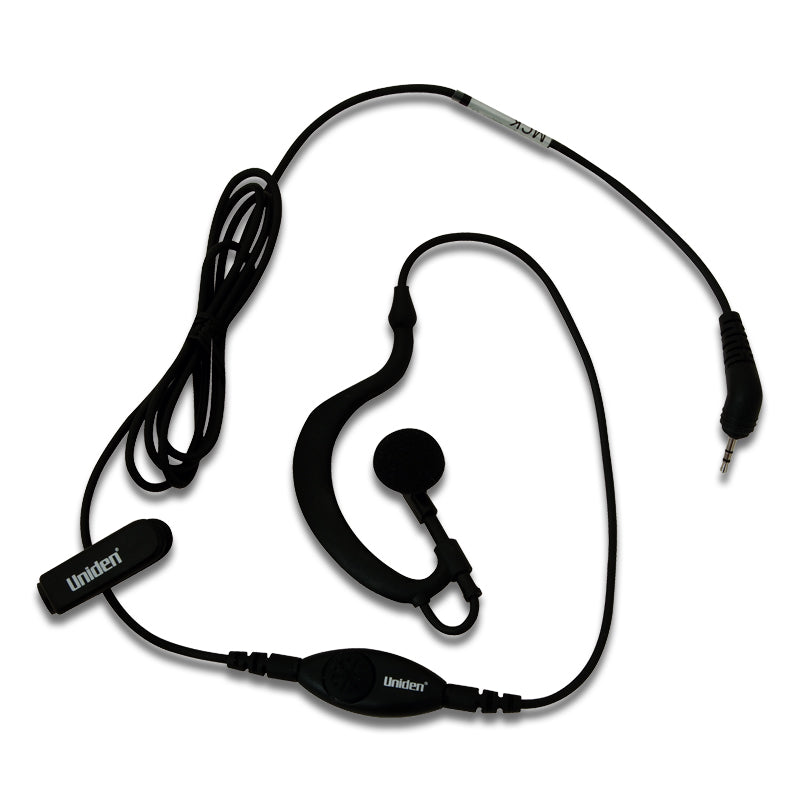 Uniden EM082 Heavy Duty Earpiece Microphone to Suit UH506SX-2NB, UH507SX-NB