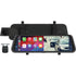 Aerpro AM9M02R 9" Wireless Smartphone Mirror Monitor With Reverse Camera & Dual Channel Recording