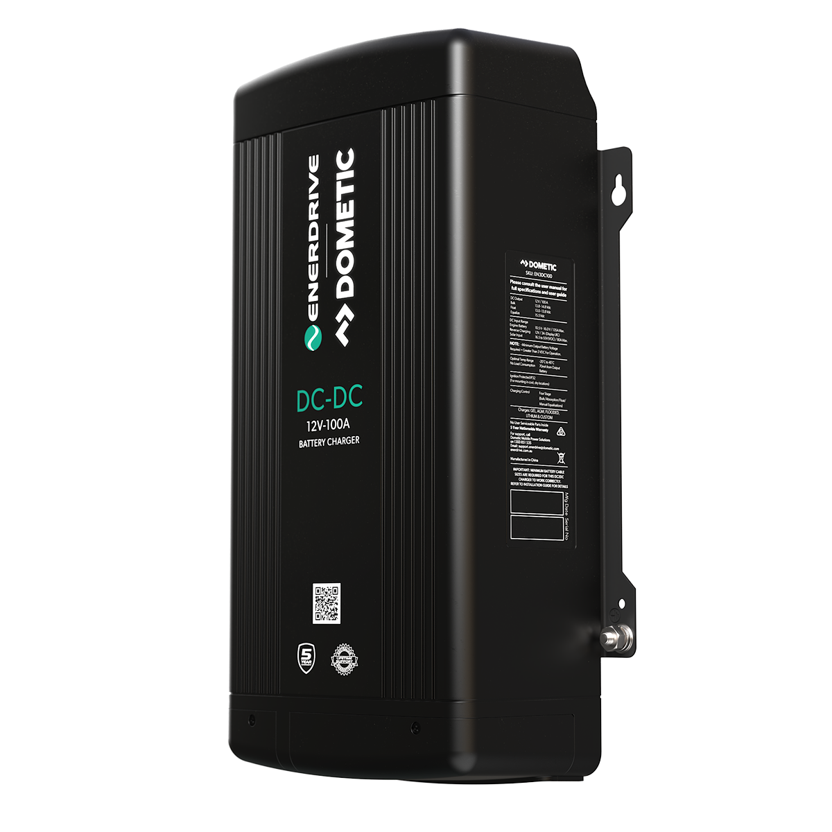 Enerdrive EN3DC100 12V 100A DC-DC Battery Charger with MPPT Solar and Alternator Inputs