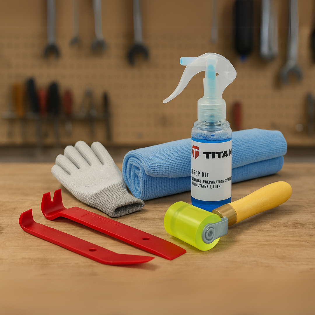 TITAN INSTALLATION ESSENTIALS KIT | Premium Tools & Supplies for Fast, Easy, Professional Installation
