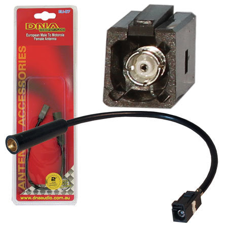 DNA EU-07 European Male To Motorola Female Antenna Adaptor