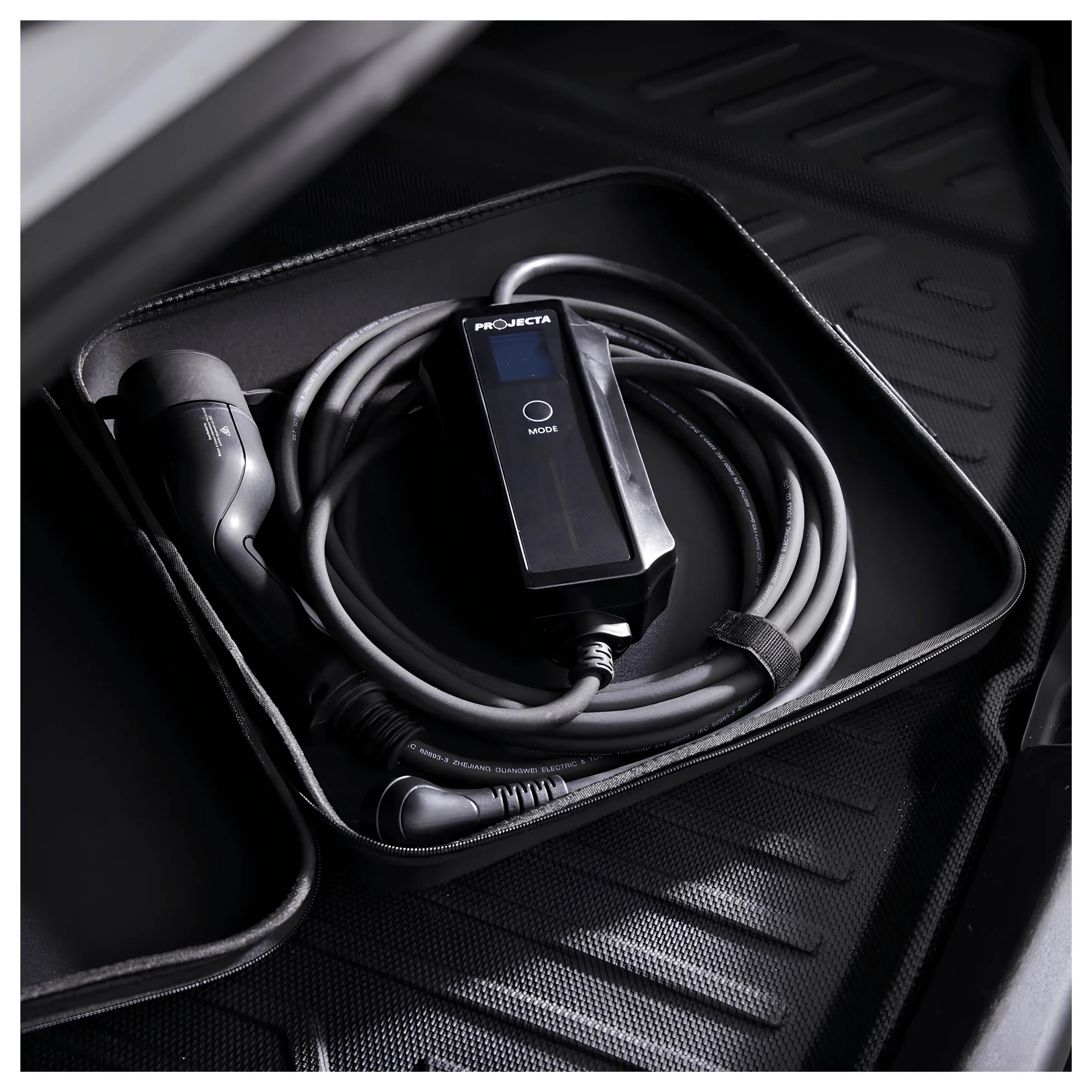 Projecta EVC2KW 2.4kW Portable EV Charger with LCD Screen and EVA Storage Case