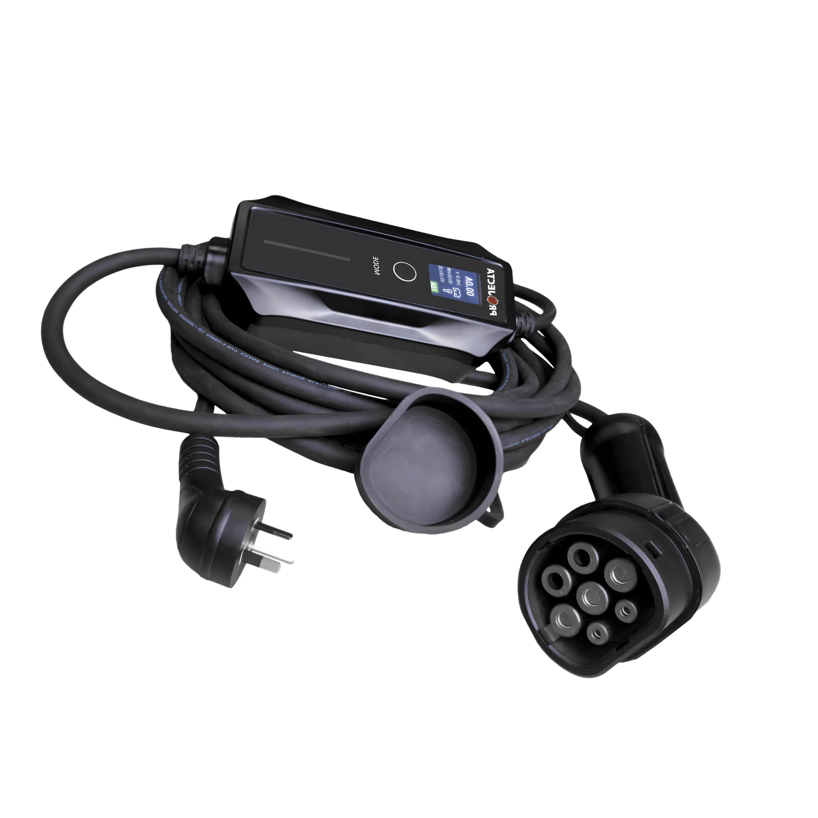 Projecta EVC2KW 2.4kW Portable EV Charger with LCD Screen and EVA Storage Case