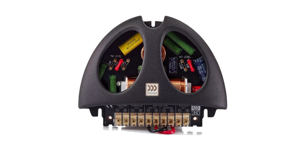 Morel ELATE MXT380C 3-Way Tw & Mid adjust. 450 Hz  2.5 kHz HP/BP/LP