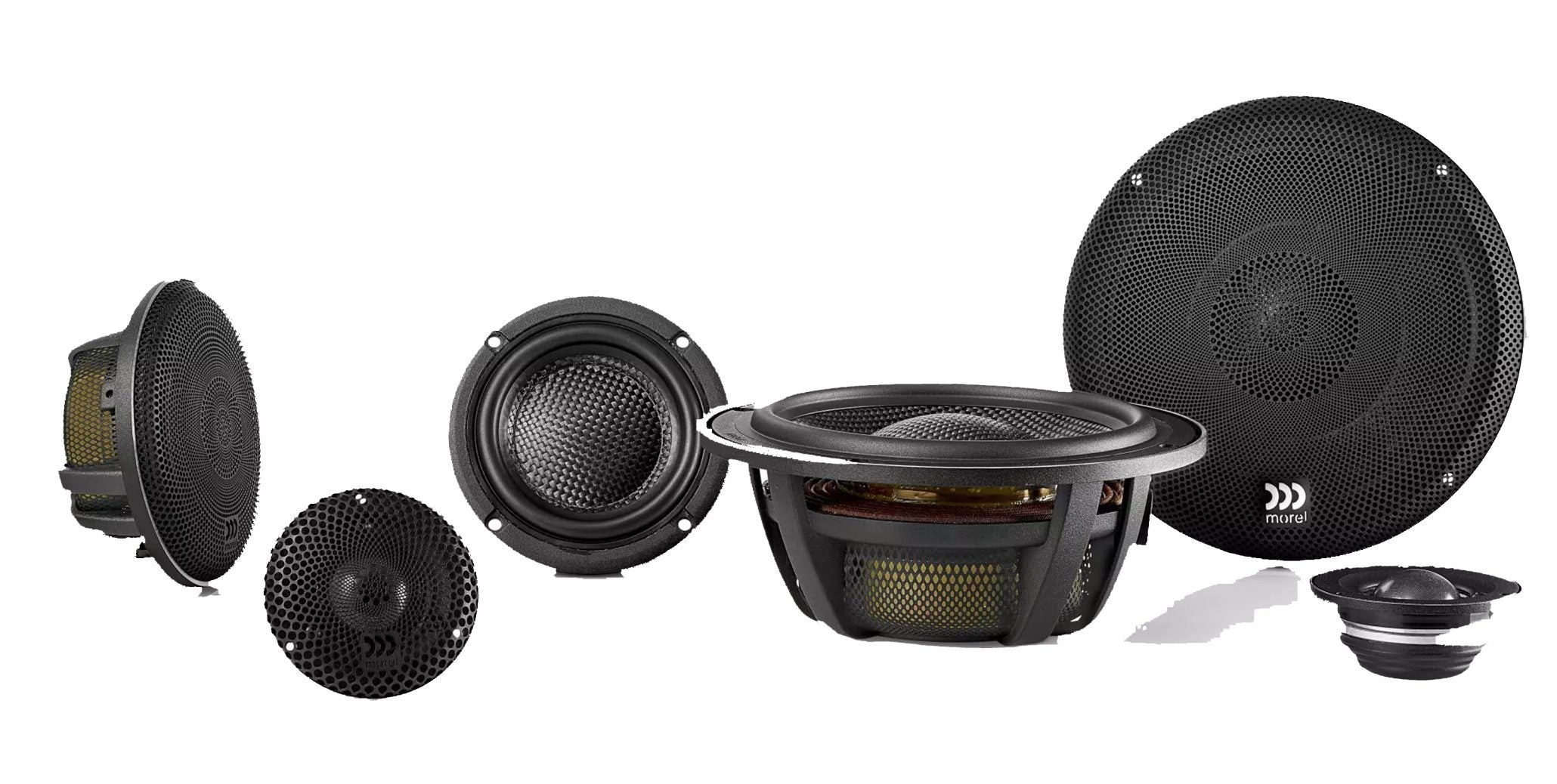 Morel ELATE CARBON PRO 63-A | 3-Way 6.5" Split system - Active.