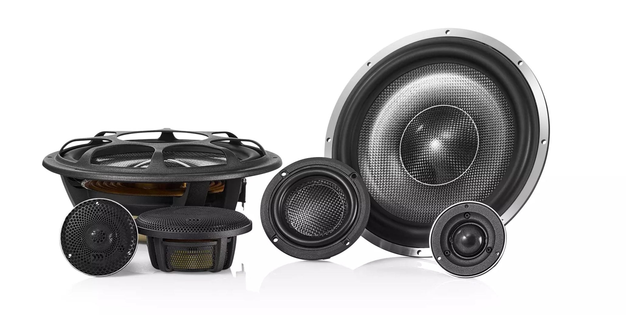 Morel ELATE CARBON PRO 93-A 3-Way 9" Split system - Active.