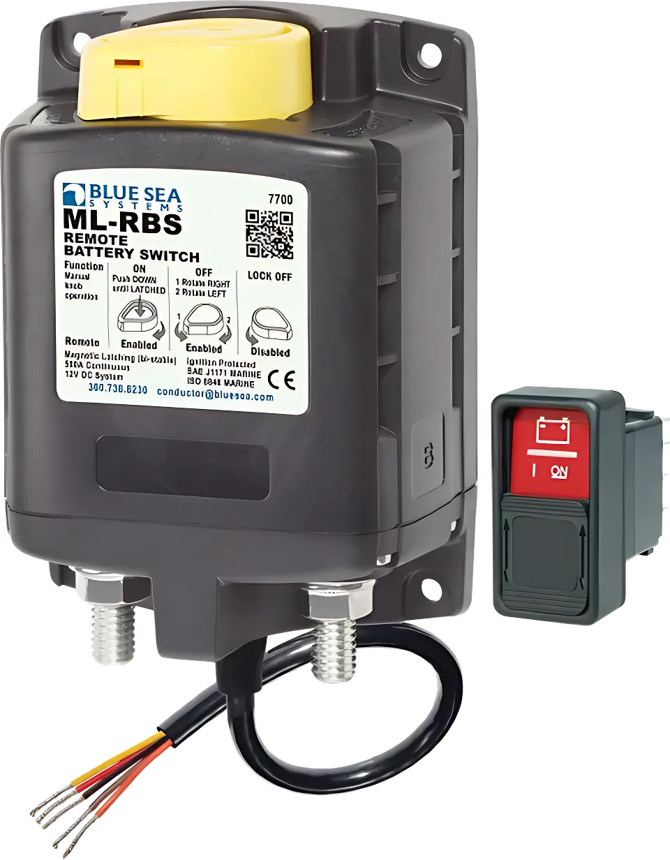 Blue Sea Systems BS-7700B ML Series Remote Battery Switch 12v 500A