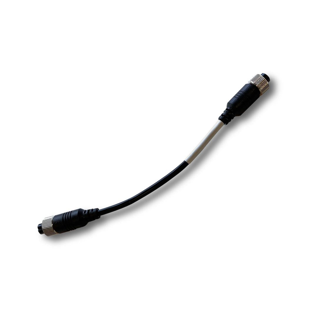 MONGOOSE F2F10CM 4-Pin Heavy Duty Camera Cable Adapter - Male to Male Connector