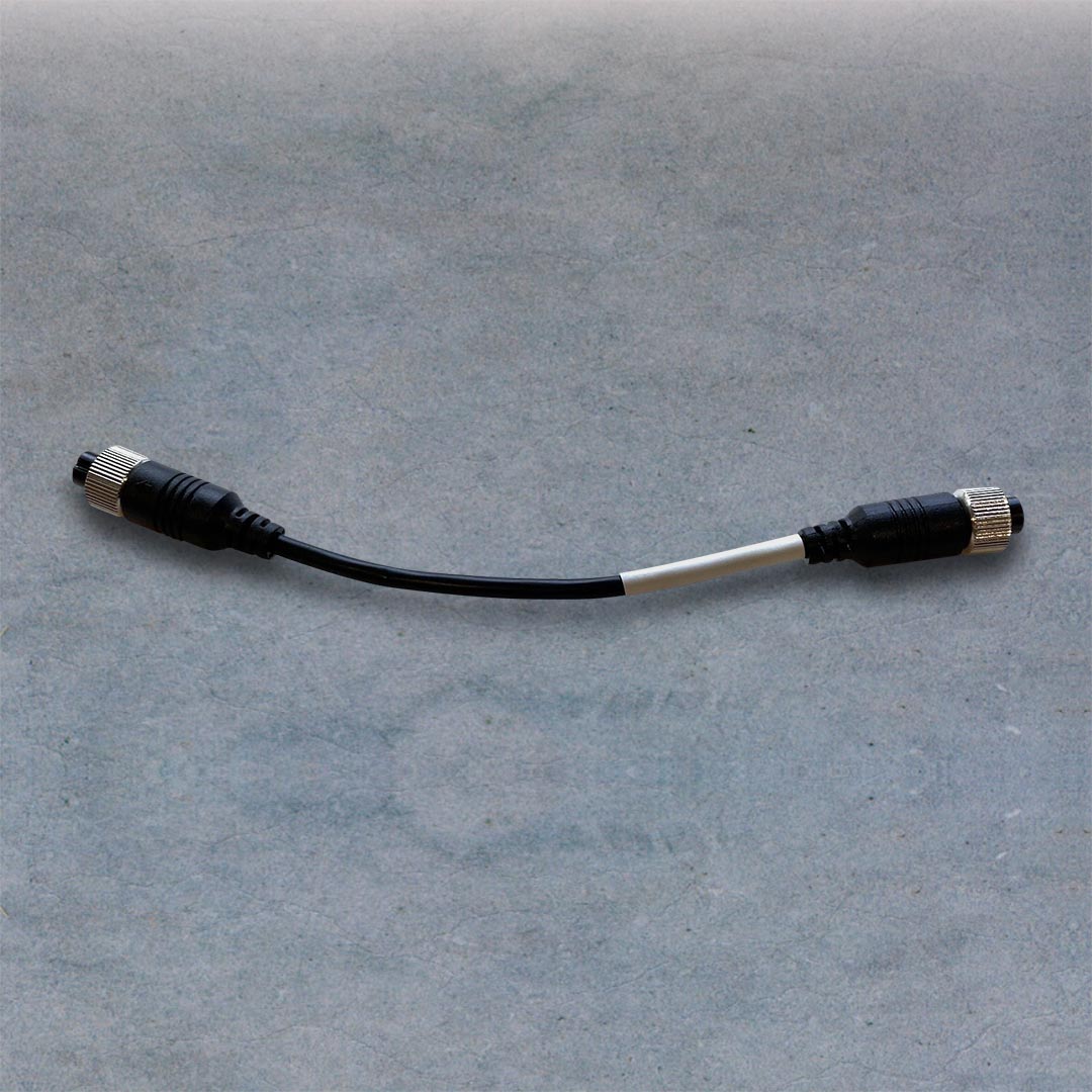 MONGOOSE F2F10CM 4-Pin Heavy Duty Camera Cable Adapter - Male to Male Connector