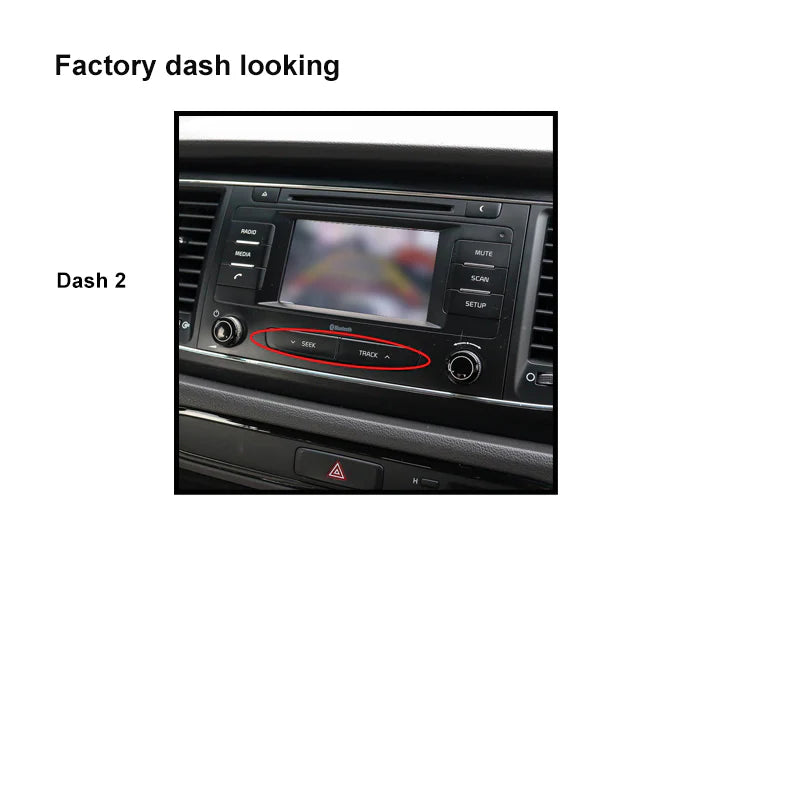 CAC F9KA2K1 9 Inch Fascia Kit Compatible with Kia Carnival 2015-2020 Dash 2 - Complete OEM Style Installation Kit with SWC, Camera, USB, and Air Con Display