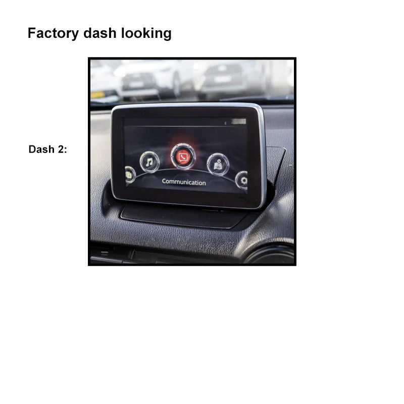 CAC F9MA5K2 9 Inch Fascia Kit - Mazda 2 & CX-3 2014+ Dash 2 Integration Kit