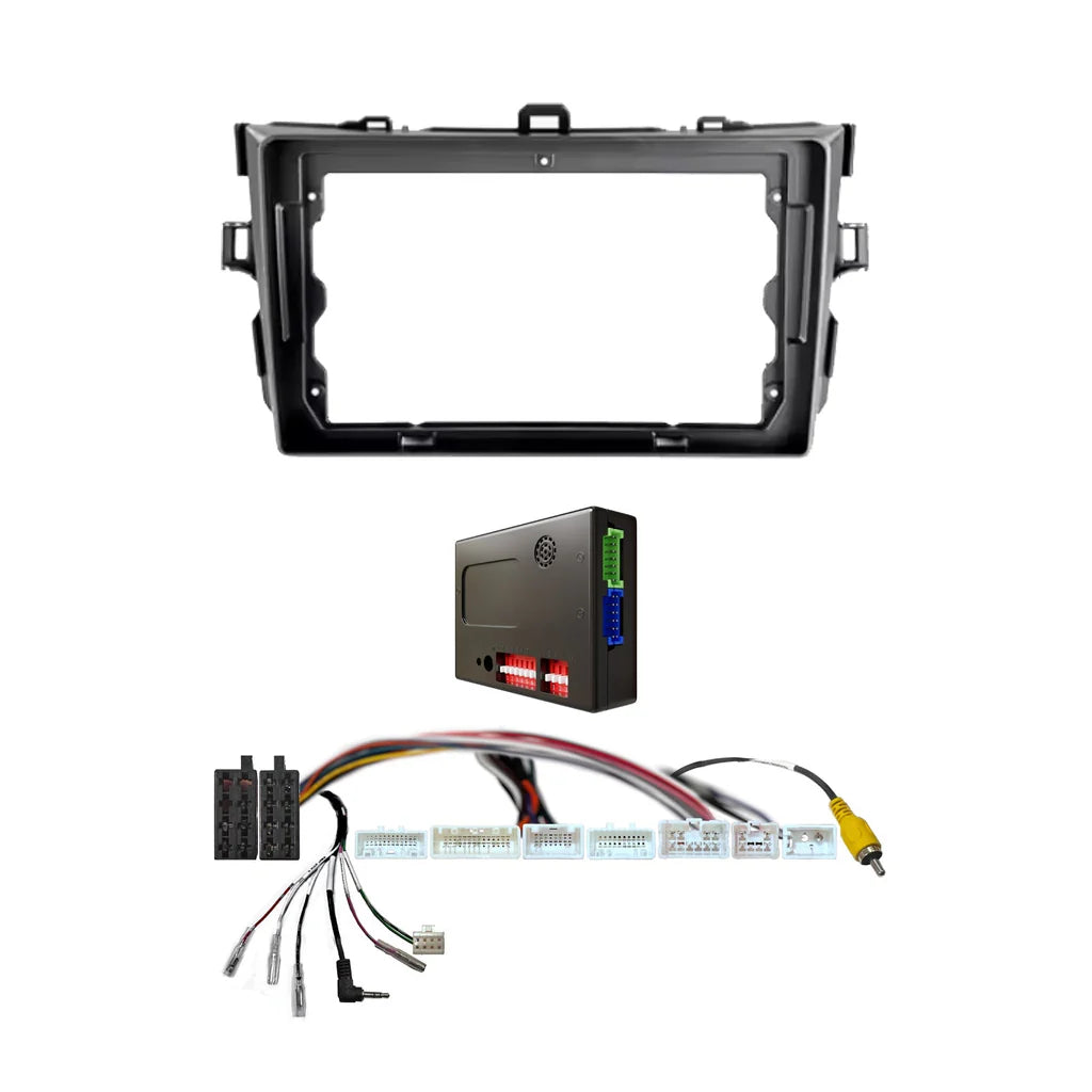 CAC F9TY25K1 9 Inch Fascia Kit Compatible with Toyota Corolla 2007-2011 Dash 3