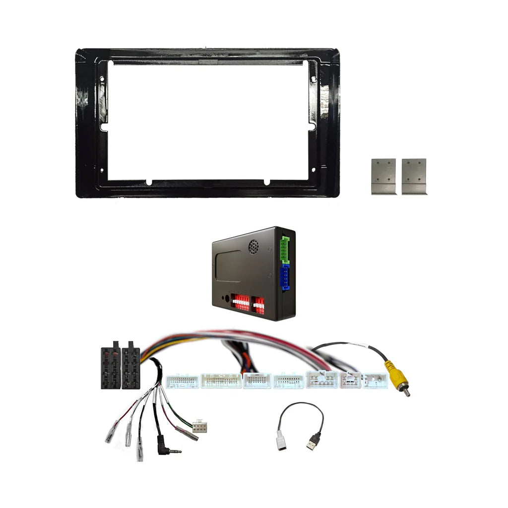 CAC F9TY28K1 9 Inch Fascia Kit Compatible with Toyota Corolla 2015-2018 Hatch