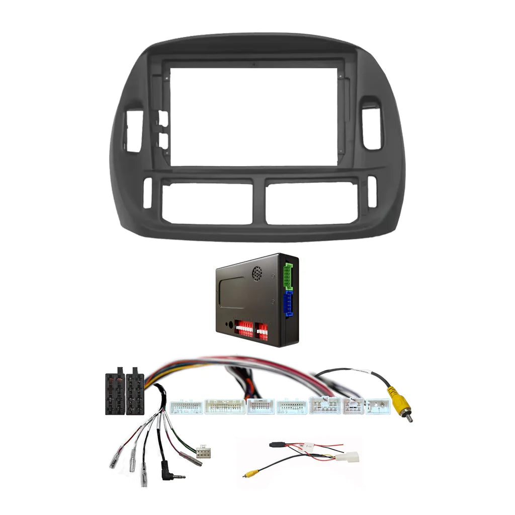 CAC F9TY33K2 9 Inch Fascia Kit Compatible with Toyota Estima Tarago 2001-2006 W SWC