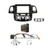 CAC F9TY38K2 9 Inch Fascia Kit Compatible with Toyota Hilux 2005-2011 Dash 1 Dash 2 Manual A/C SWC