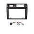CAC F9TY52K1 - 9 Inch Fascia Kit with Harness for Toyota Landcruiser 1984-2023 LC70 LC79 No SWC