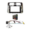 CAC F9TY56K1 - 9 Inch Fascia Kit with Harness for Toyota Prado 2009-2013 Dash 1 Dash 2