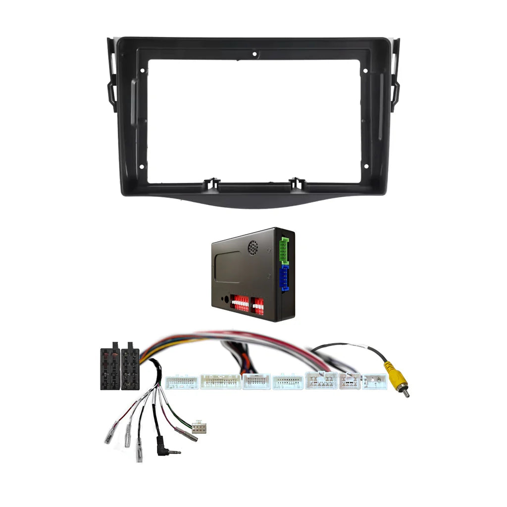 CAC F9TY65K1 - 9 Inch Fascia Kit with Harness for Toyota Rav 4 2006-2012 Dash 1 Dash 5