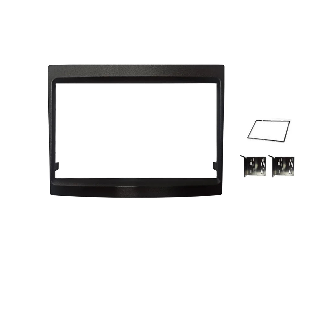 CAC FAHOLDENVYVZ7B (F7GM4B) Facia Kit Compatible with Holden VY-VZ Commodore Monaro 2002+ Double DIN Fascia Panel Dash Plate - Black