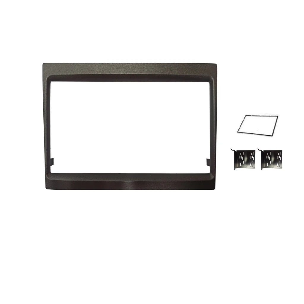 CAC FAHOLDENVYVZ7G (F7GM4G) Facia Kit Compatible with Holden VY-VZ Commodore Monaro 2002+ Double DIN Fascia Panel Dash Plate - Grey