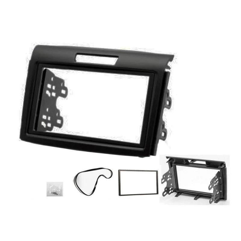 CAC FAHONDACRV2012ON7 (F7HD7)  Facia Kit Compatible with Honda CRV CR-V 2012 Onwards Double DIN Fascia Panel Dash Plate - Black