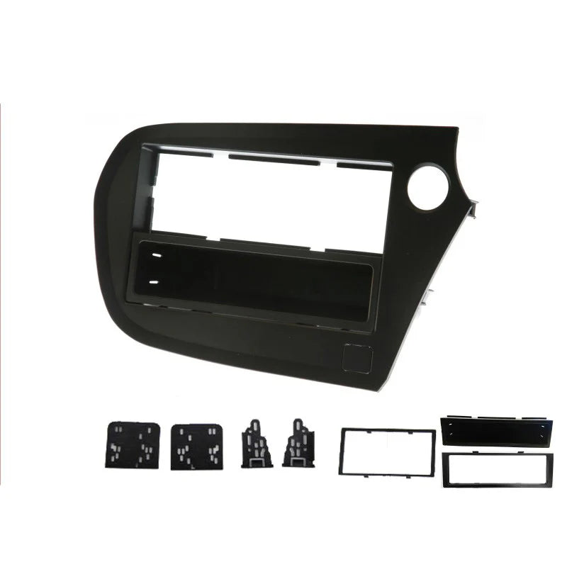 CAC FAHONDAINSIGHT201020137 (F7HD8) Facia Kit Compatible with Honda Insight 2010-2013 Double DIN Fascia Panel Dash with Storage Pocket - Black