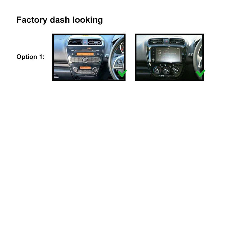 CAC FAMITSUBISHIMIRAGE2012ON7 (F7MT6) Double DIN Fascia Kit for Mitsubishi Mirage 2012 Onwards