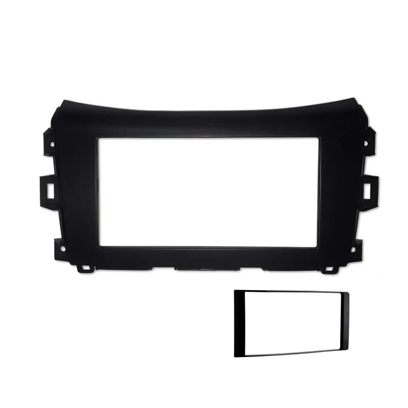 CAC FANISSANNAVARANP3002015ON7MB (F7NS6MB) Double DIN Matt Black Fascia Kit for Nissan Navara NP300 2015+