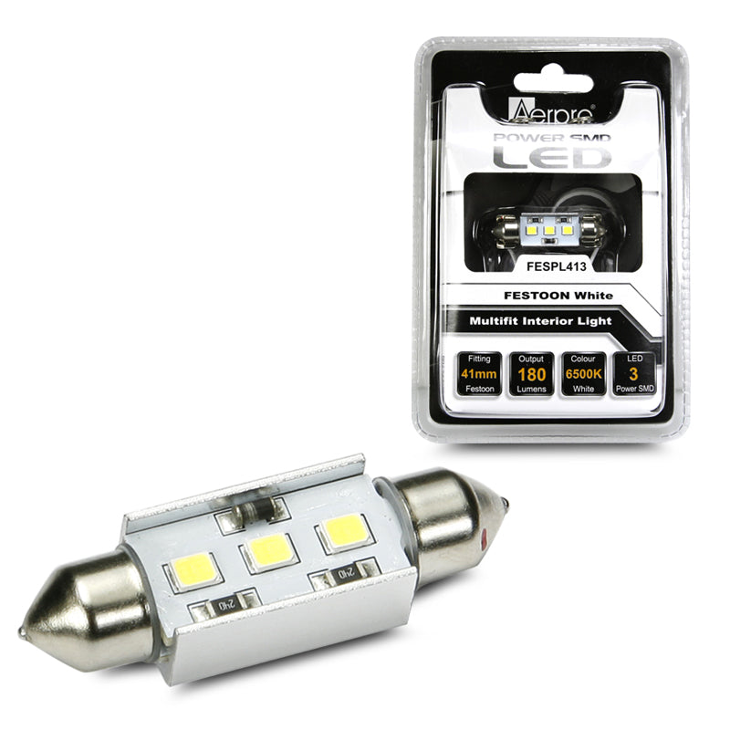 Aerpro FESPL413 3x Power SMD 41mm Festoon - White