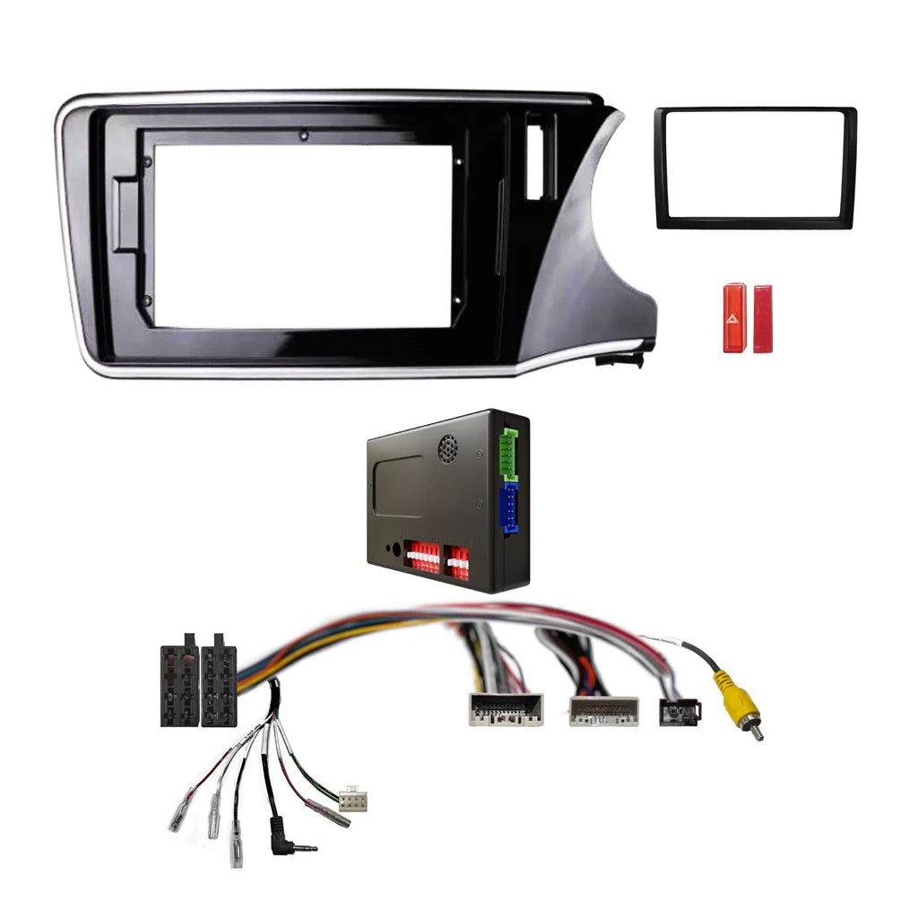 CAC FXHD2K2 - 9 Inch Fascia Kit with Harness for Honda City 2014+ Dash 2
