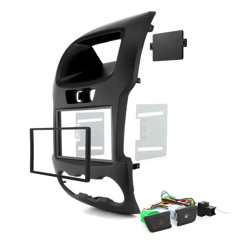 DNA Audio FM-K5008BC Fascia Panel To Suit Ford Ranger PK - Black - Professional Head Unit Upgrade