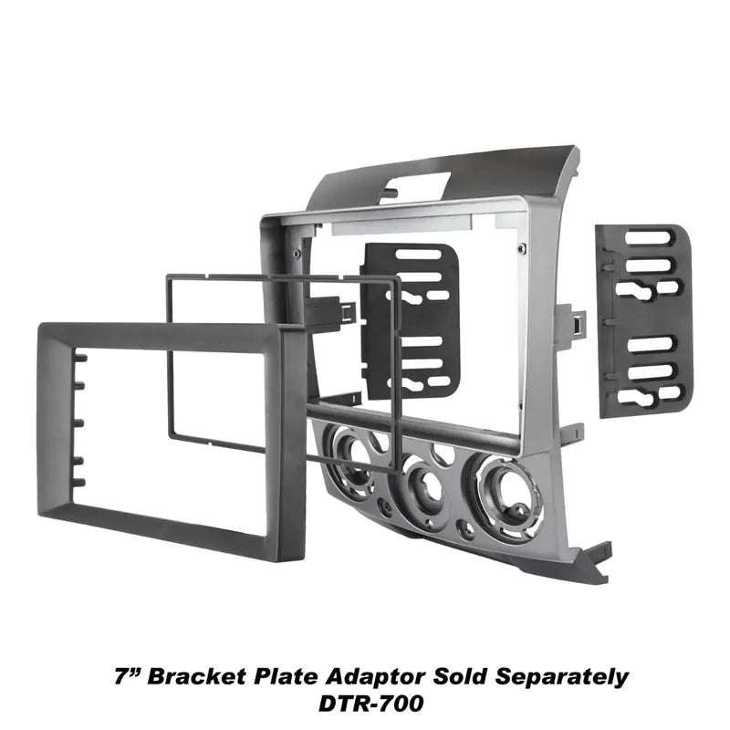DNA Audio FM-K548C-9 9 Inch Fascia Panel To Suit Ford Ranger - Silver - Professional Head Unit Upgrade