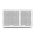 Fusion FM-F65SW 6.5" 120W White Square Grille Flush Mount Marine Speakers