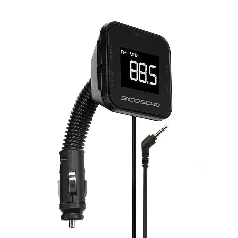 Scosche FMTD3R Digital FM Transmitter with Back Lit Display & Flex-Neck