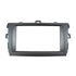 Aerpro FP6422 200mm Gunmetal Grey Facia Kit Suit Toyota Corolla Altis 2007 - 2011 (New Zealand Sedan/Wagon)