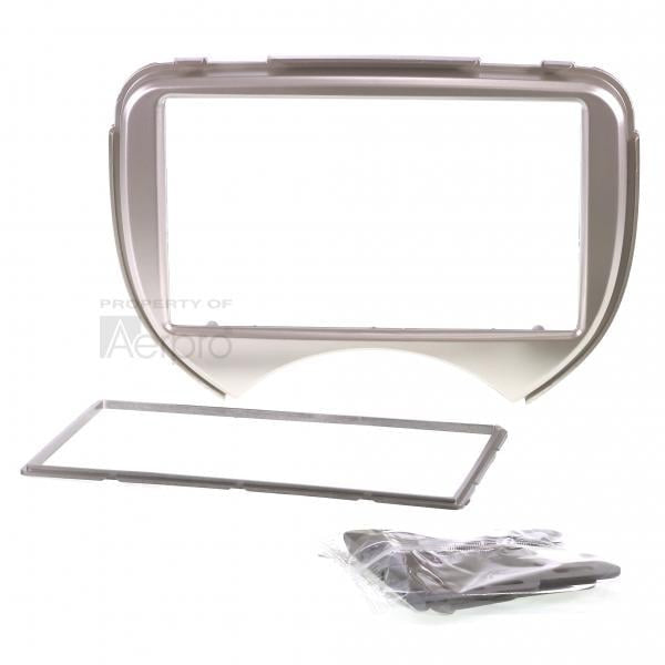 Aerpro FP8041 Double DIN Silver Facia Kit Suit Nissan Micra (March) 2011 - 2014 K13