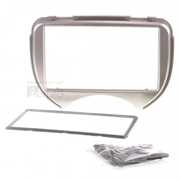 Aerpro FP8041 Double DIN Silver Facia Kit Suit Nissan Micra (March) 2011 - 2014 K13
