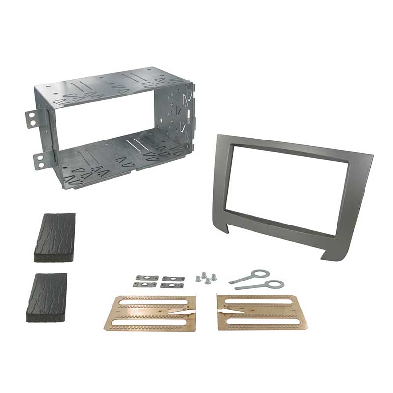 Aerpro FP8046 Double DIN Silver Facia Kit Suit Ssangyong Rexton 2014 - ON