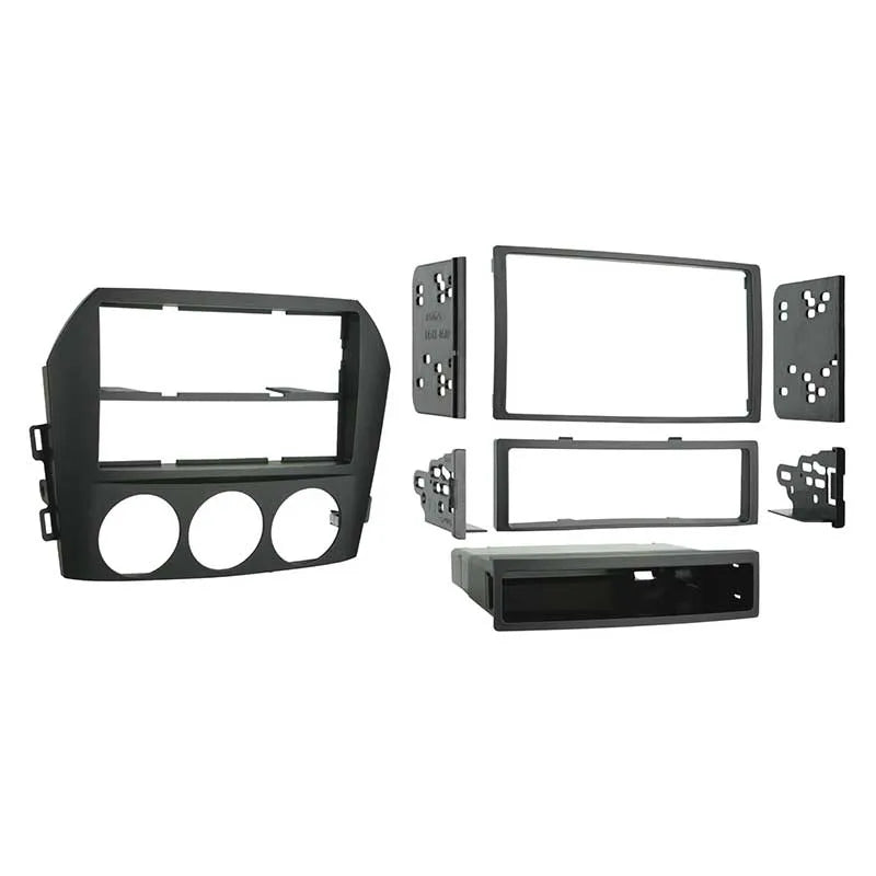 Aerpro FP8157 Single/Double DIN Black Facia Kit Suit Mazda MX5 Roadster 2005 - 2008
