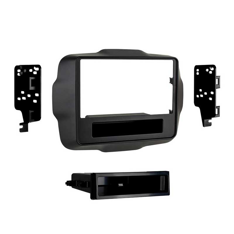 Aerpro FP8221 Single/Double DIN Matte Black Facia Kit Suit Jeep Renegade 2015 - ON