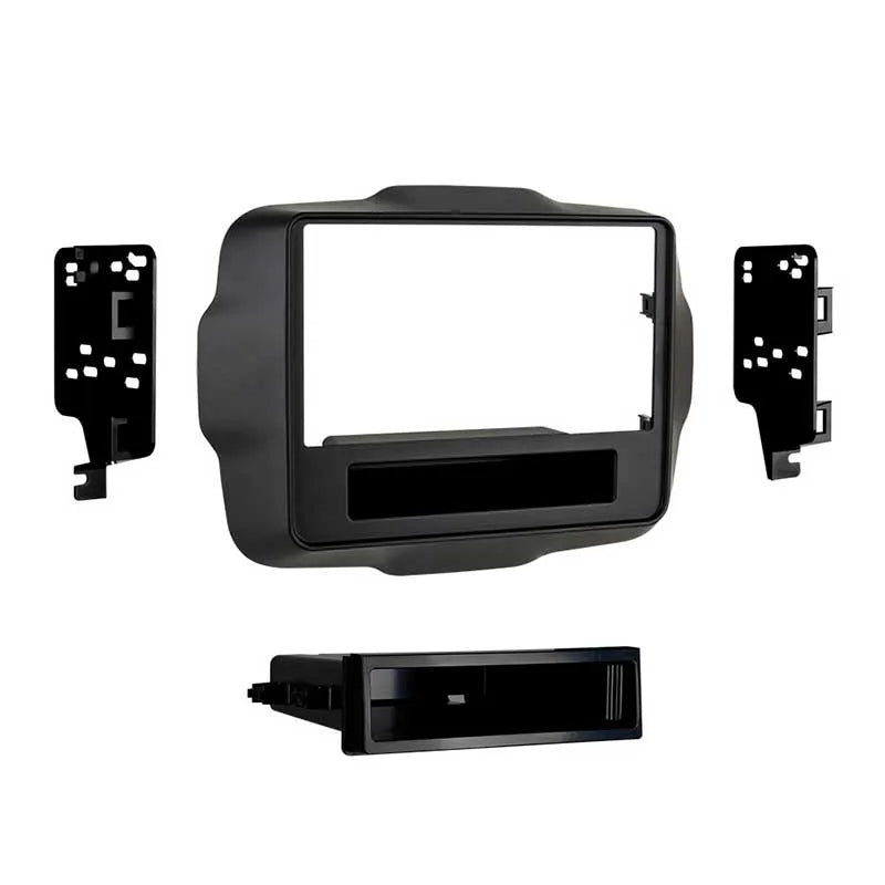 Aerpro FP8221 Single/Double DIN Matte Black Facia Kit Suit Jeep Renegade 2015 - ON