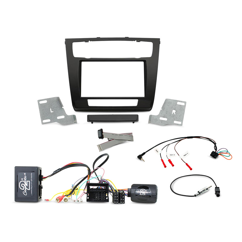 Aerpro FP8228KF Double DIN Black Install Kit Suit BMW 1 Series (With Auto Climate Control & MOST25 Amplified System)