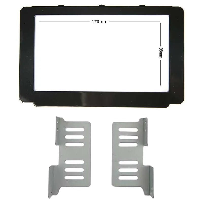Aerpro FP8241 Double DIN Metallic Gloss Black Facia Kit Suit Toyota Hilux 2015 - 2020