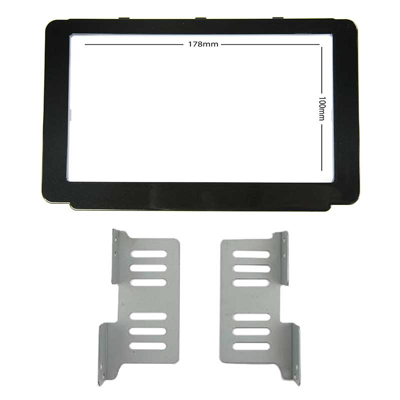 Aerpro FP8241C Double DIN Gloss Black Facia Kit Suit Toyota Hilux 2015 - 2020