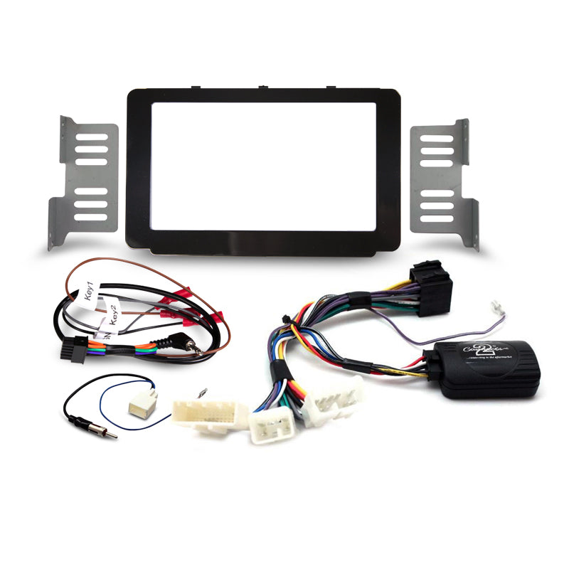 Aerpro FP8241K Double DIN Black Install Kit Suit Toyota Hilux 2015 - 2020