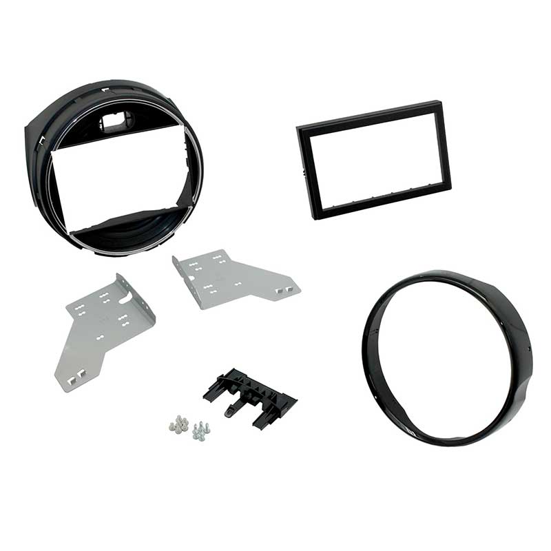 Aerpro FP8250 Double DIN Gloss & Matte Black Facia Kit Suit Mini Cooper F55/F56 2014