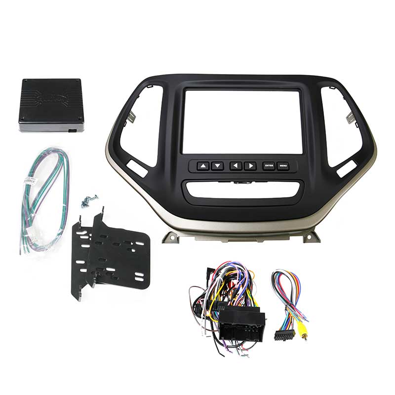 Aerpro FP8255 Double DIN Black/Bronze Install Kit Suit Jeep Cherokee 2015 - KL