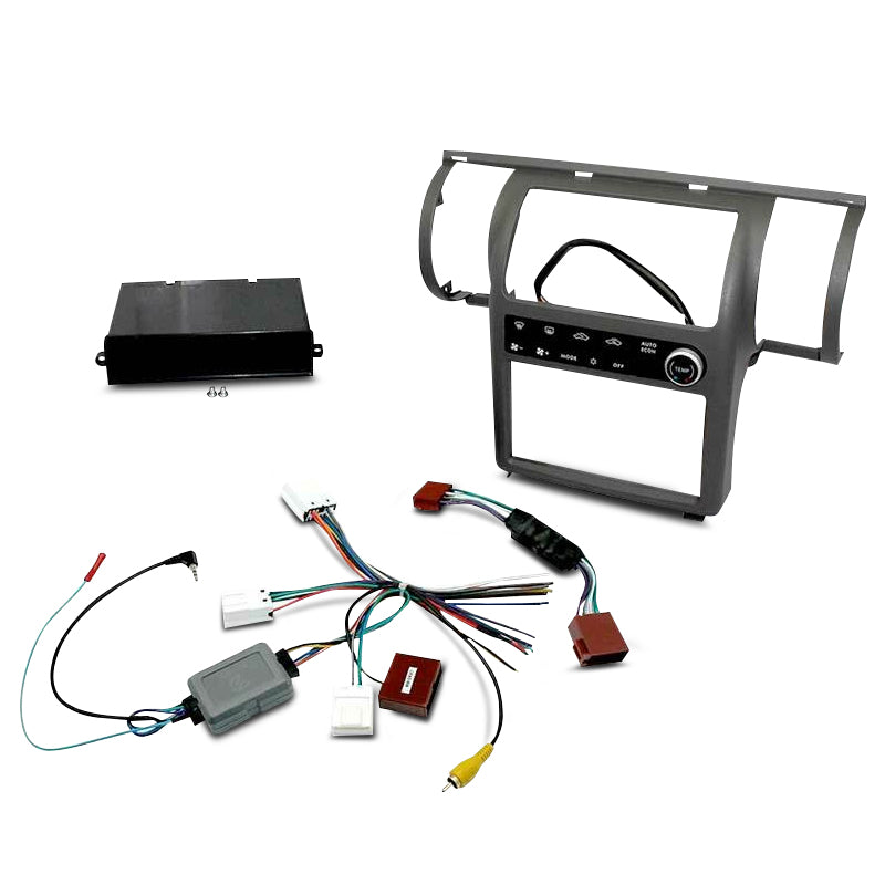 Aerpro FP8272SZ Single/Double DIN Gunmetal Grey Install Kit Suit Nissan Skyline 2001 - 2004